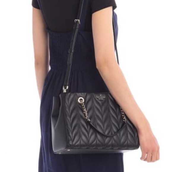 KATE SPADE♠️BRIAR LANE MEENA LEATHER SATCHEL - Picture 2 of 6